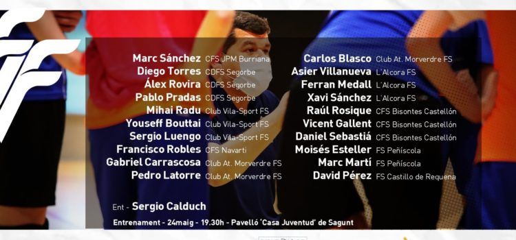 Dos jugadores del Peñíscola Fútbol Sala, convocados por la Selección Valenciana sub16