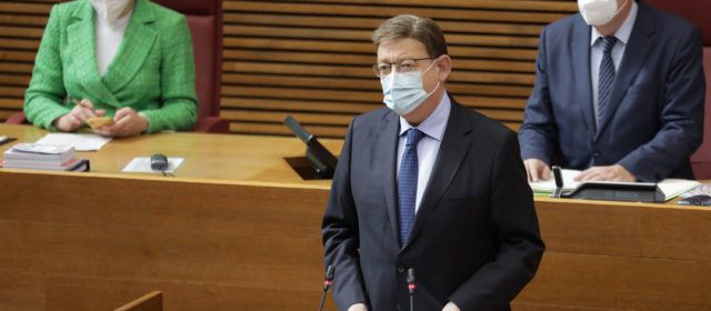 Ximo Puig anuncia que la vacunación de las personas mayores de 30 años se iniciará en el mes de julio