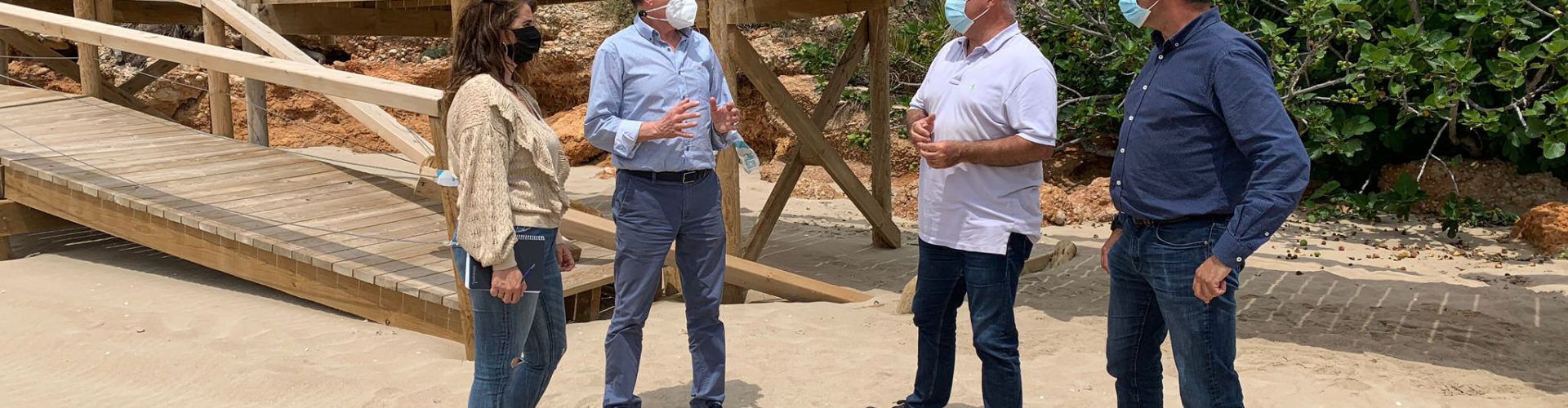 L’Ajuntament d’Alcalà-Alcossebre ultima amb Costes la reparació de danys del temporal Filomena en el front litoral