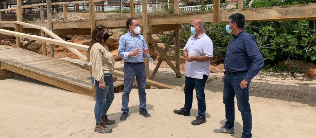 L’Ajuntament d’Alcalà-Alcossebre ultima amb Costes la reparació de danys del temporal Filomena en el front litoral