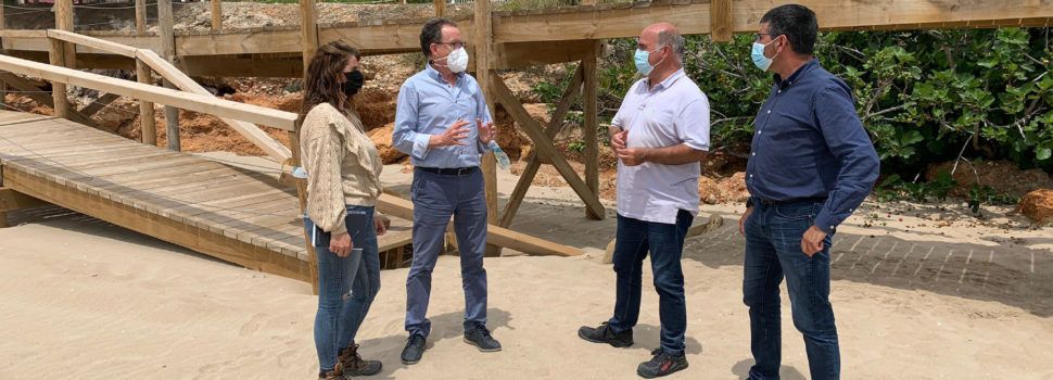 L’Ajuntament d’Alcalà-Alcossebre ultima amb Costes la reparació de danys del temporal Filomena en el front litoral