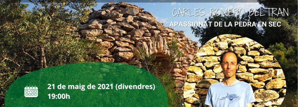 Apnal organitza una xerrada online sobre la pedra en sec, amb Carles Romero