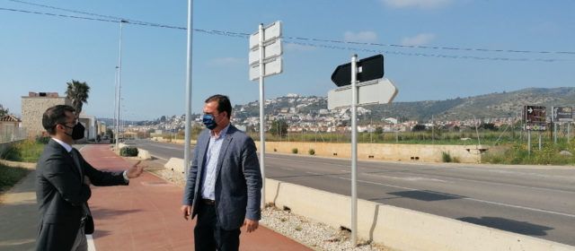 Final de les obres d’instal·lació d’enllumenat públic en la carretera Peníscola-Benicarló
