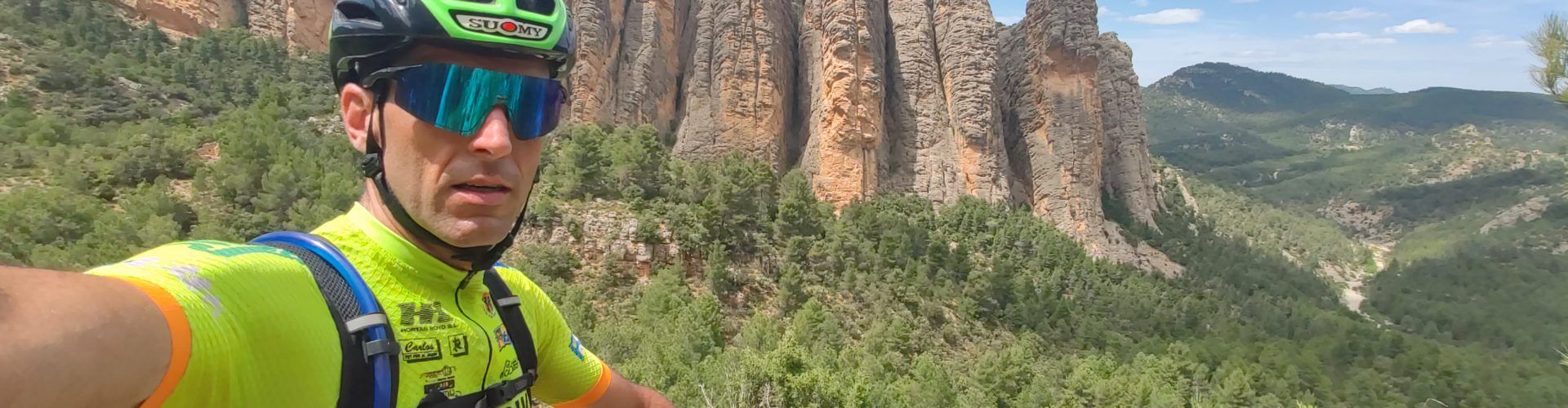 Domingo Castejón, del Club Ciclista Maikbike Vinaròs, recorre en un solo día la Pedals dels Ports