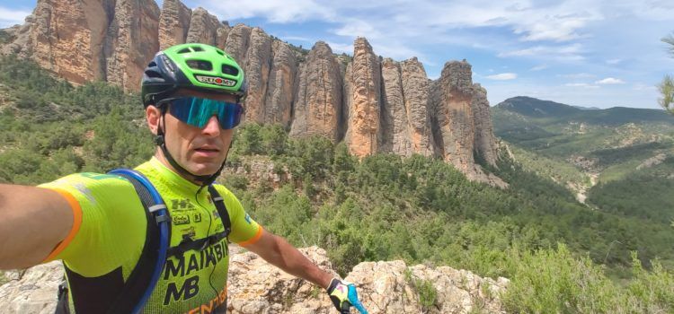 Domingo Castejón, del Club Ciclista Maikbike Vinaròs, recorre en un solo día la Pedals dels Ports