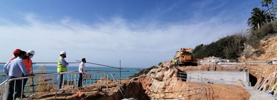 Peníscola emprén el final de les obres en l’accés a la costa sud, després dels desperfectes del Glòria