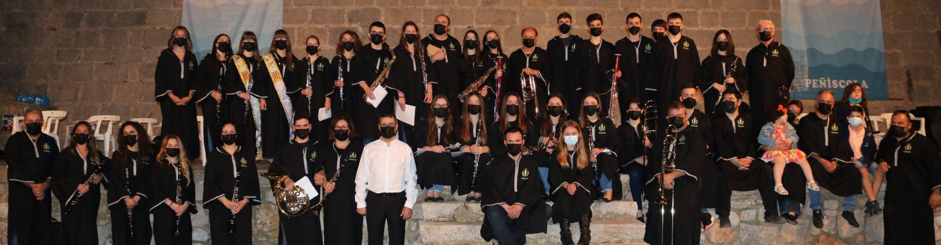 La banda de música de Peníscola torna a l’escenari amb un concert de marxes mores i cristianes