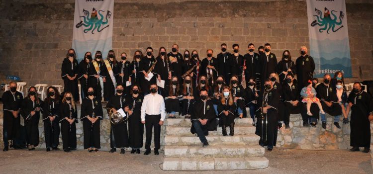 La banda de música de Peníscola torna a l’escenari amb un concert de marxes mores i cristianes