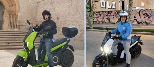 La primera Volta a Espanya amb moto elèctrica arriba a Vinaròs aquest dissabte
