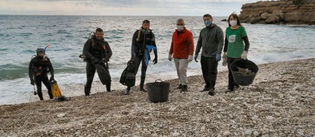 Agua Sub Vinaròs realitza una jornada de neteja del fons marí