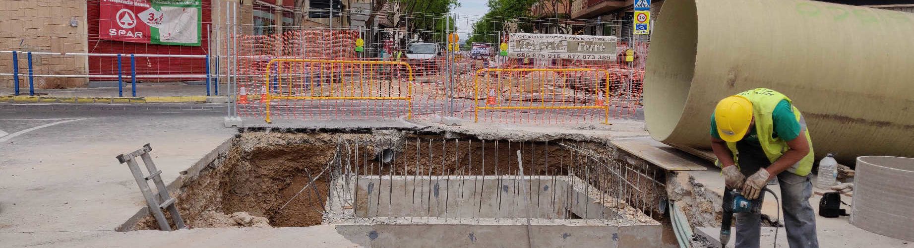 Dilluns es tallarà la circulació a l’avinguda de la Llibertat amb motiu de les obres de millora dels pluvials
