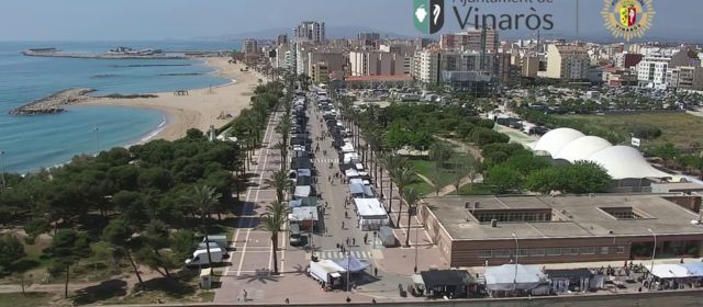 La Policia Local de Vinaròs fa tasques de prevenció i vigilància amb el dron