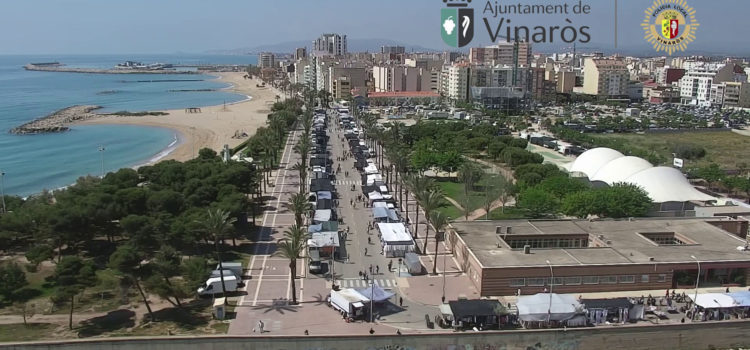 La Policia Local de Vinaròs fa tasques de prevenció i vigilància amb el dron