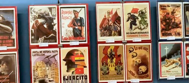 Exposición en “Amics de Vinaròs” de carteles de la guerra civil