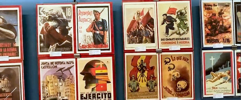 Exposición en “Amics de Vinaròs” de carteles de la guerra civil