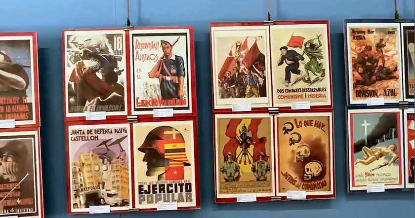 Exposición en “Amics de Vinaròs” de carteles de la guerra civil