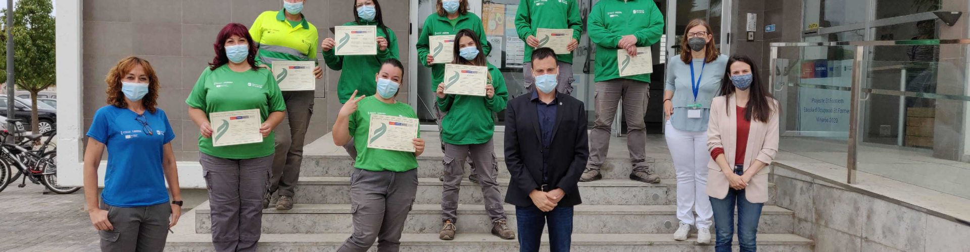 Els alumnes de l’Escola d’Ocupació Et Formem obtenen el primer diploma de certificació professional