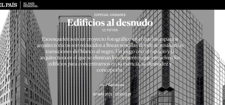 El País Setmanal dedica tres dobles pàgines al fotògraf de Vinaròs Jose Conceptes