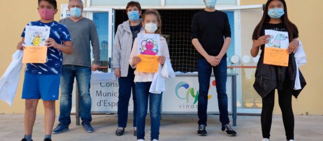 El Consell Municipal d’Esports entrega els premis del concurs de dibuix de la mascota