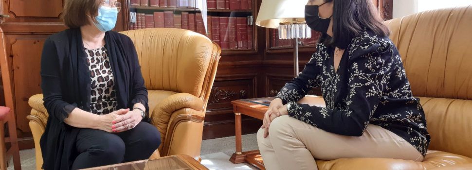 Visita a Benicarló de la nova directora territorial de Presidència de la Generalitat, Eva Redondo