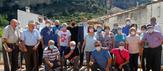 Ximo Puig, en el tradicional almuerzo de los viernes en Vallibona