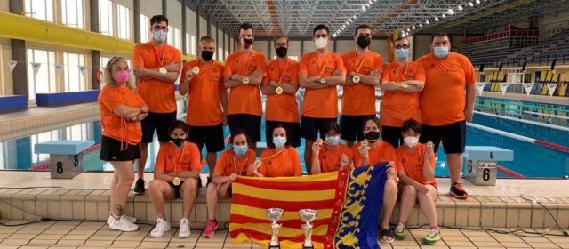El vinarossenc Sergi Castell, campió d’Espanya amb la selecció valenciana de natació adaptada