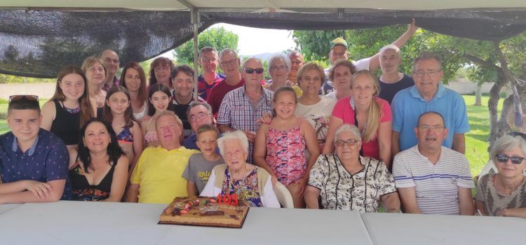 Margarita Carceller Soler, de Benicarló, cumplió 103 años.