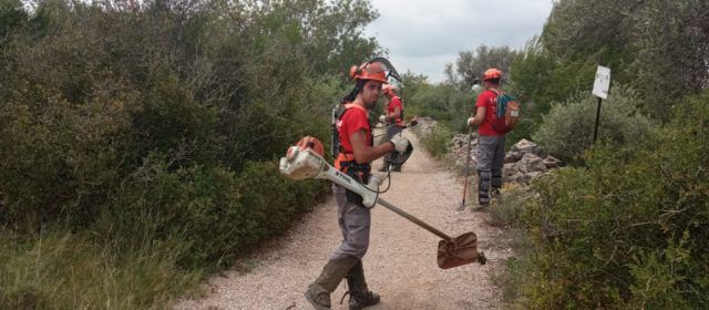 Càlig millora el seu entorn gràcies a la brigada de la Taula del Sénia