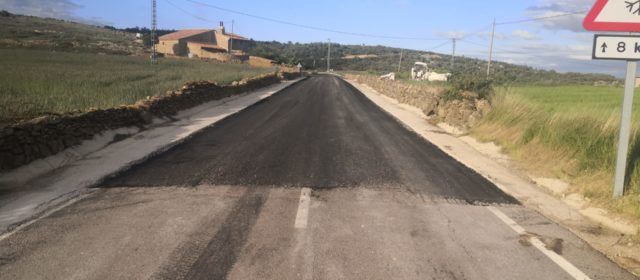 Millores al tram de la CV-15 que uneix Portell i Cinctorres