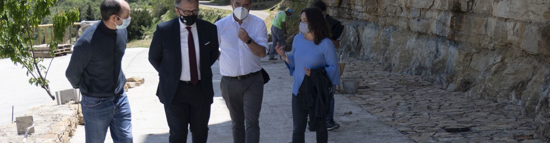 El president de la Diputación visita Portell de Morella i Castellfort