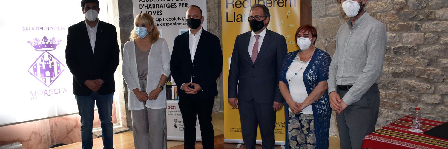 El vicepresident de la Generalitat Valenciana presenta dos plans d’ajudes de vivenda a Morella