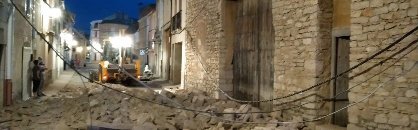 Derrumbe de una vivienda deshabitada en Catí