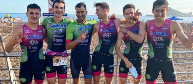 Guillem Segura, subcampió d’Espanya de triatló per parelles/relleus