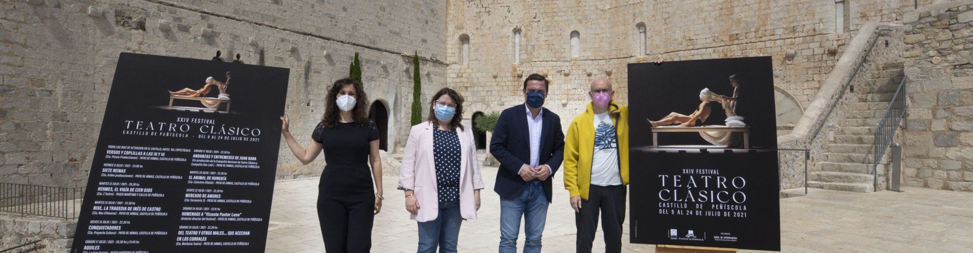 La Diputació de Castelló presenta la XXIV edició del Festival de Teatre Clàssic del Castell de Peníscola que enguany s’inspira en la comèdia