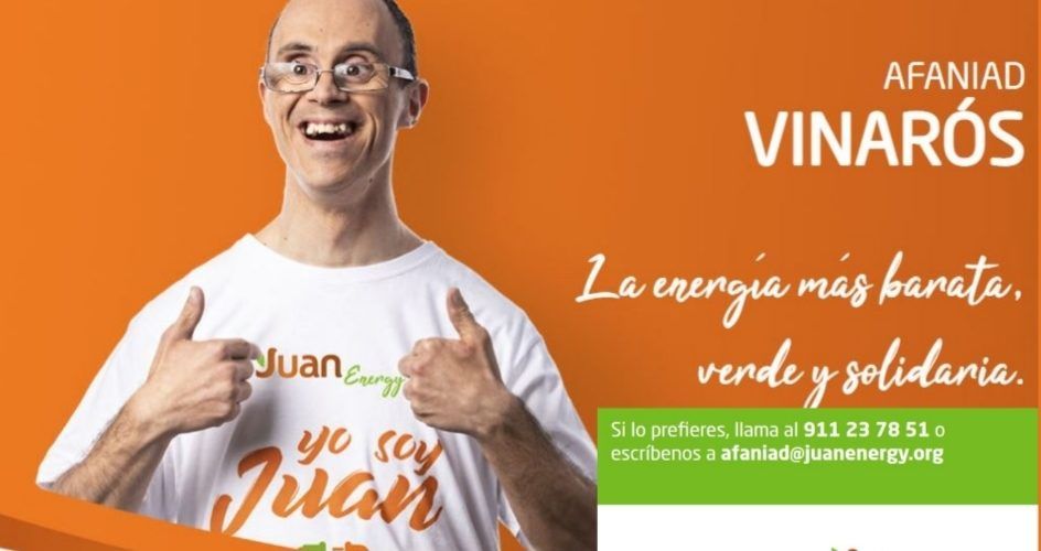 Juan Energy se alía con AFANIAD VINARÒS para dar a conocer la luz solidaria