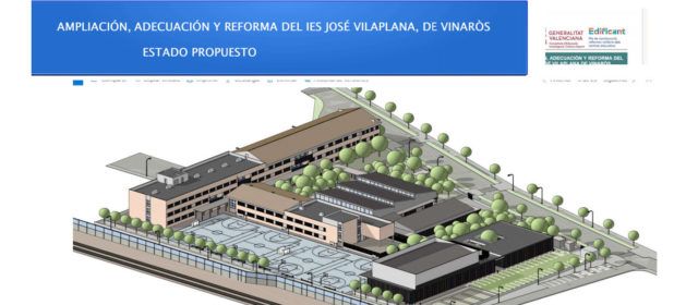 Vinaròs presenta el projecte de millora i ampliació de l’institut José Vilaplana
