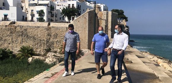Compromís vol asseure totes les administracions per a afrontar els penya-segats al costat del castell de Peníscola