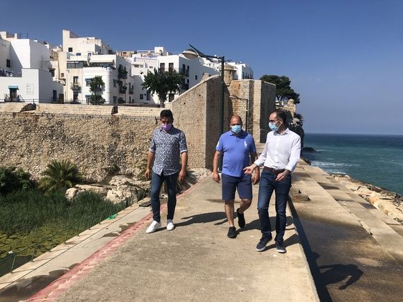 Compromís vol asseure  totes les administracions per a afrontar els penya-segats al costat del castell de Peníscola