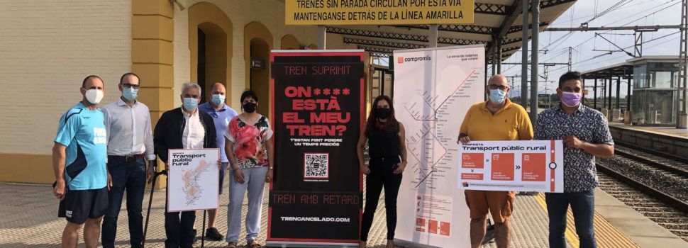 Compromís reclama a l’estació de Vinaròs la recuperació de freqüències i proposa serveis de mobilitat sota demanda 