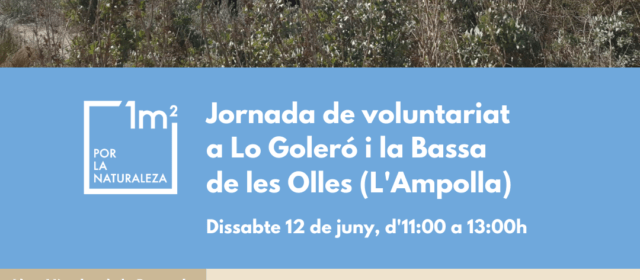 1m2 per la natura: Jornada de neteja al Delta de l’Ebre en el marc del Projecte LIBERA