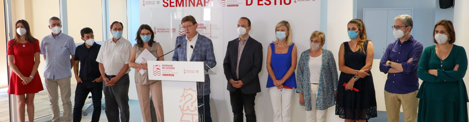 Ximo Puig diu a Benassal que la Comunitat Valenciana assolirà la immunització de grup abans del 9 d’Octubre