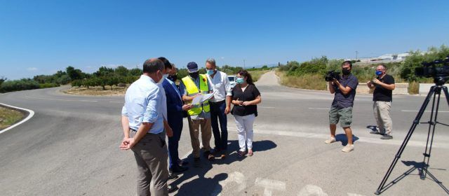 Vídeo: visita d’autoritats a la millora de la carretera CV-101 Vinaròs-Alcanar