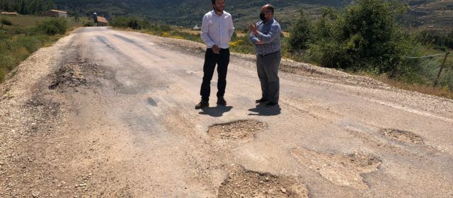 La Diputación de Teruel mejorará la conexión por carretera entre Tronchón y el límite con Castelló