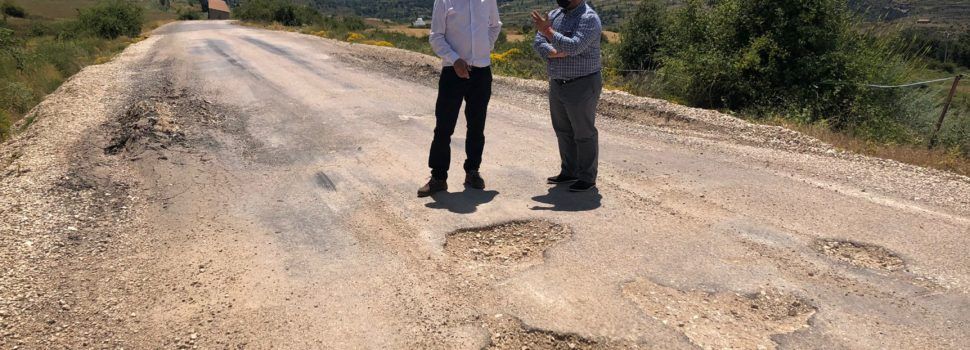 La Diputación de Teruel mejorará la conexión por carretera entre Tronchón y el límite con Castelló