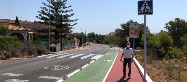 Alcalà-Alcossebre suma més carril bici i zones per als vianants amb la carretera de les Fonts