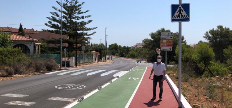 Alcalà-Alcossebre suma més carril bici i zones per als vianants amb la carretera de les Fonts
