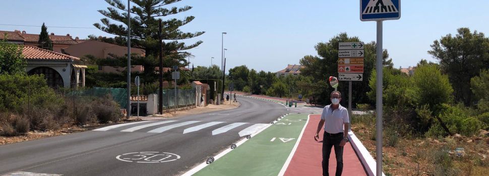 Alcalà-Alcossebre suma més carril bici i zones per als vianants amb la carretera de les Fonts