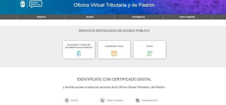 L’Ajuntament habilita el pagament de les autoliquidacions a través de la Seu Electrònica