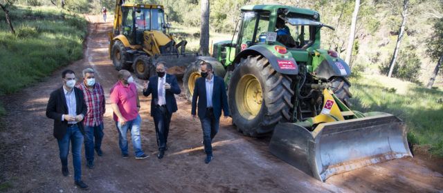 La Diputació invertirà 916.000 euros en 2021 en el manteniment de pistes i camins rurals dels pobles de menys de cinc mil habitants