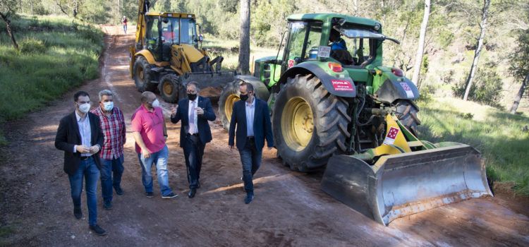 La Diputació invertirà 916.000 euros en 2021 en el manteniment de pistes i camins rurals dels pobles de menys de cinc mil habitants